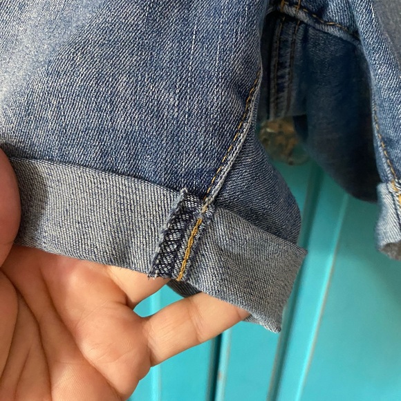 Levi Strauss Denim Shorts Wonen size 18 W34 Excellent Condition Summer Cutoffs - Picture 6 of 8